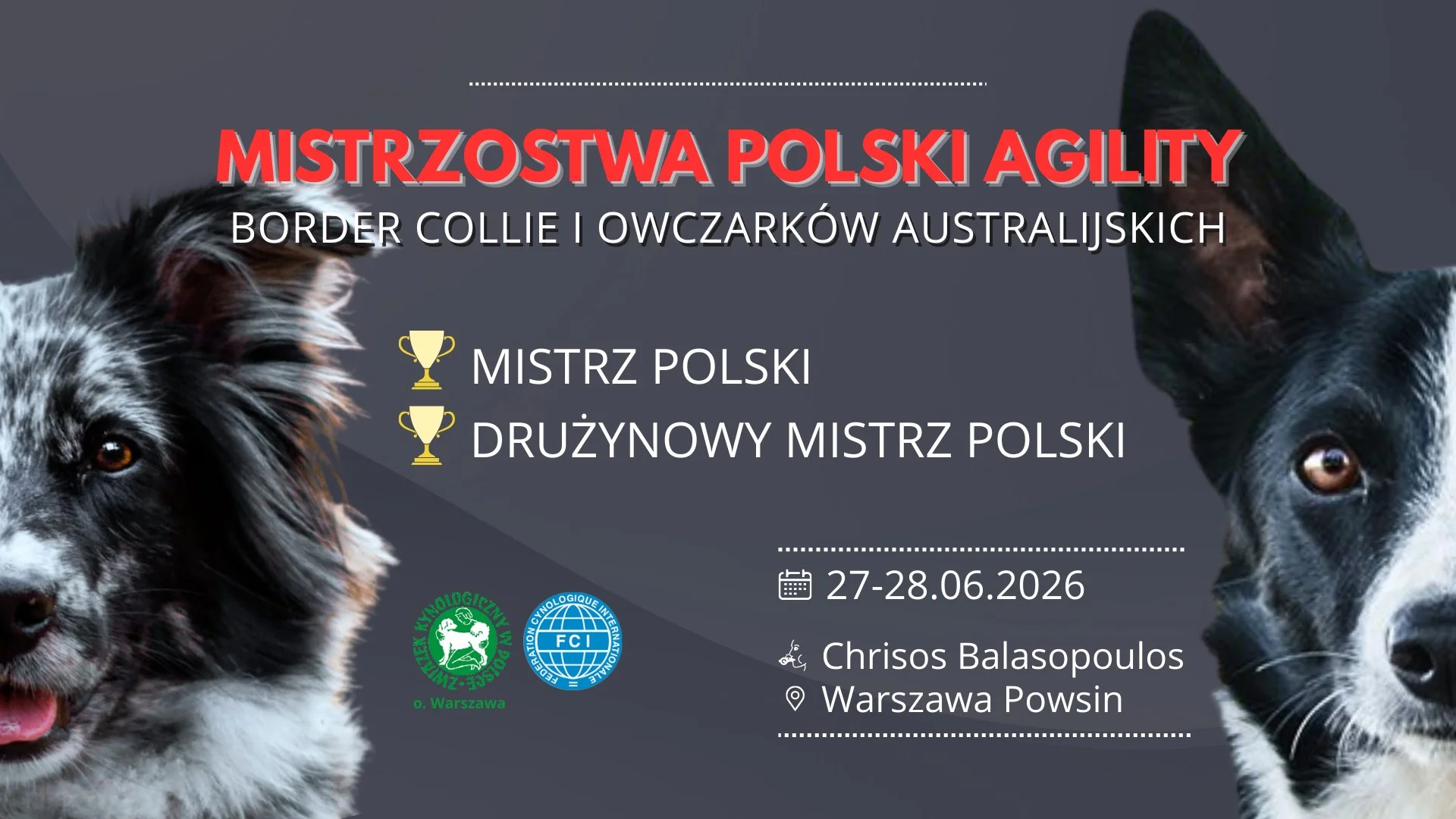 Mistrzostwa Polski Border Collie i Owczarków Australijskich (typ amerykański)