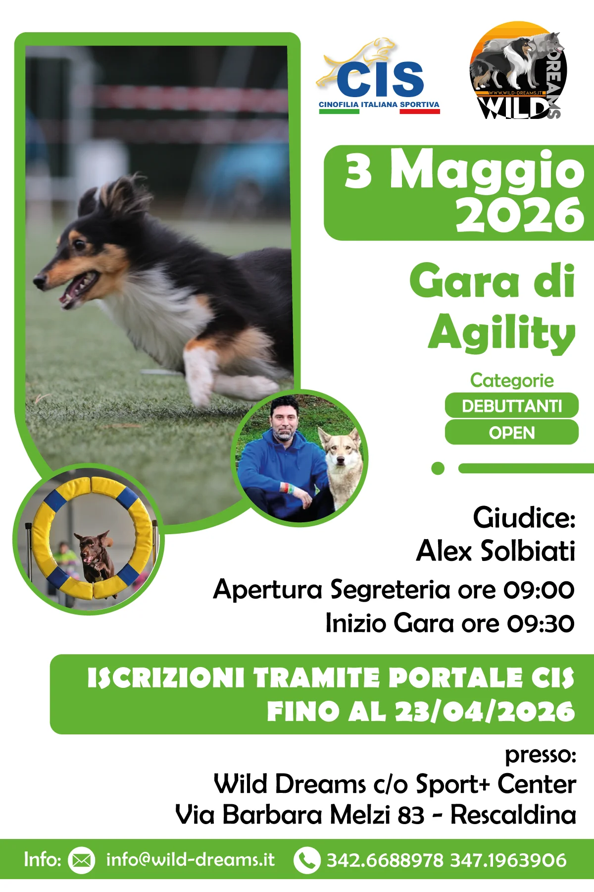 Krajowy Bieg Agility CIS - WILD DREAMS - Rescaldina (MI) - Rano