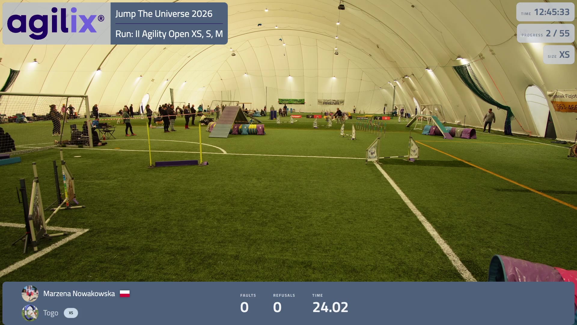 II Agility Open XS, S, M