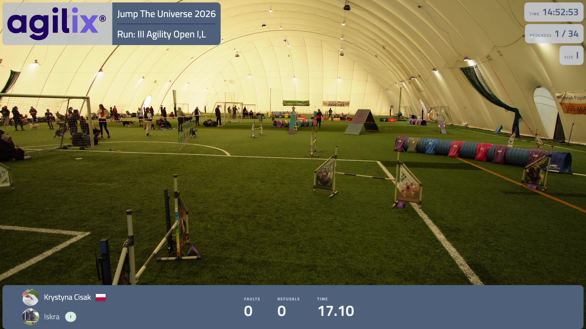 III Agility Open I,L