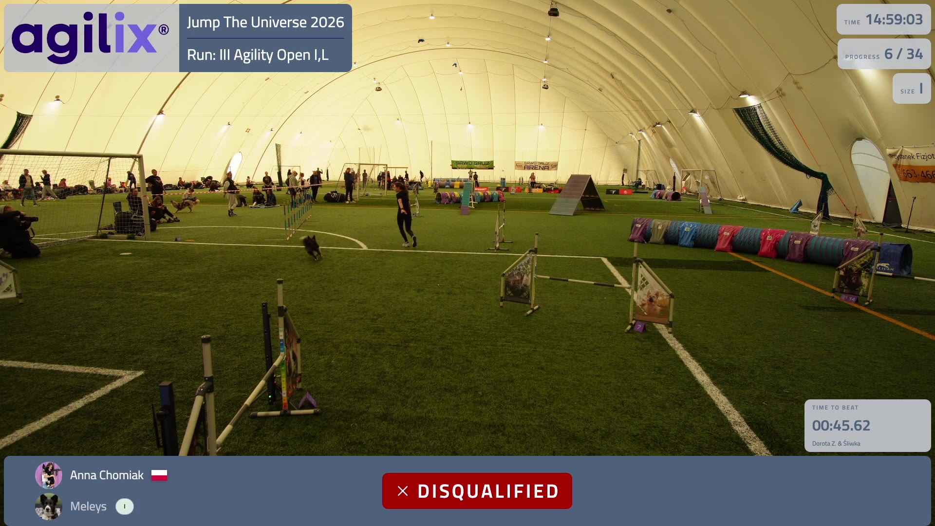 III Agility Open I,L