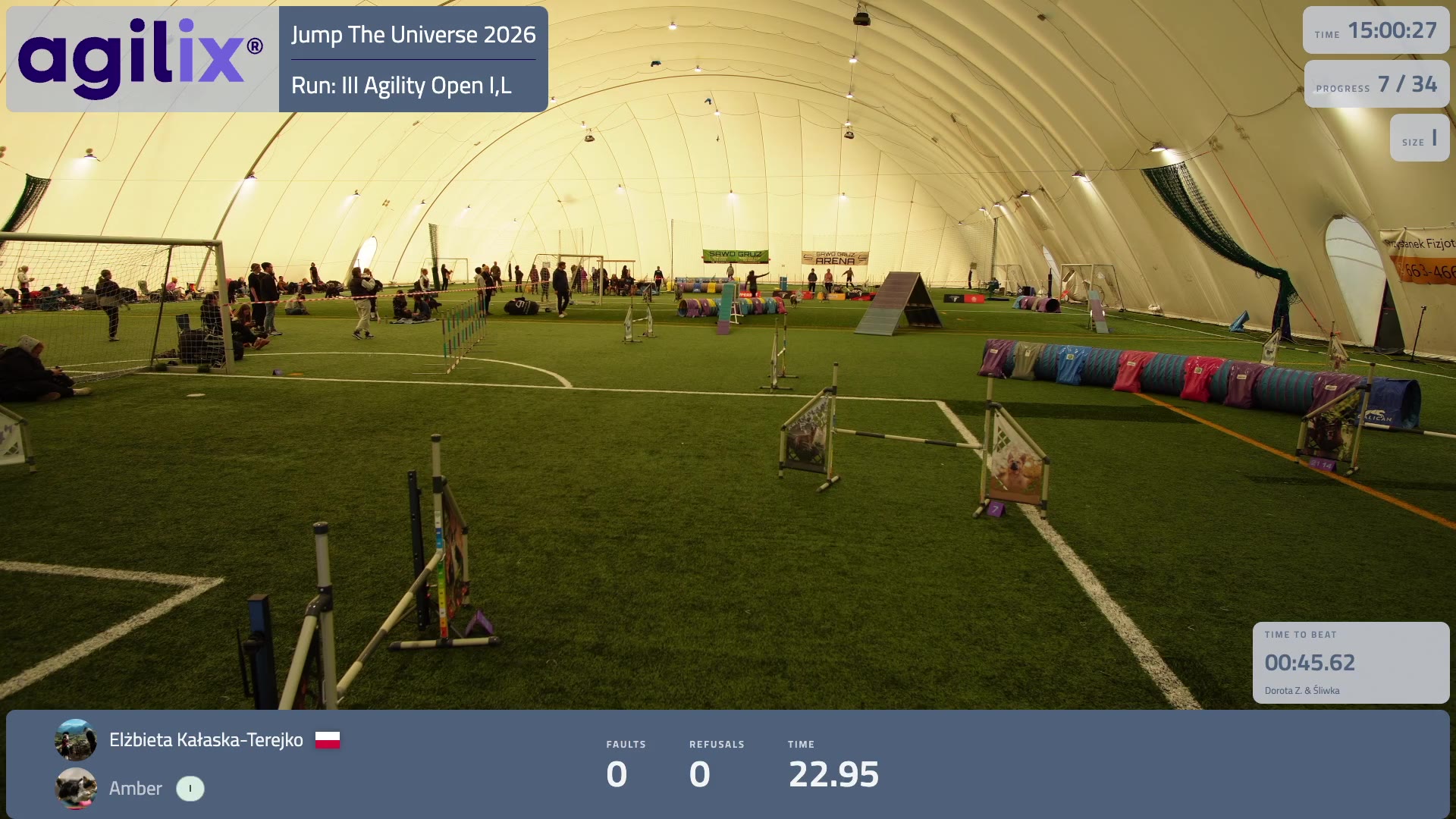 III Agility Open I,L