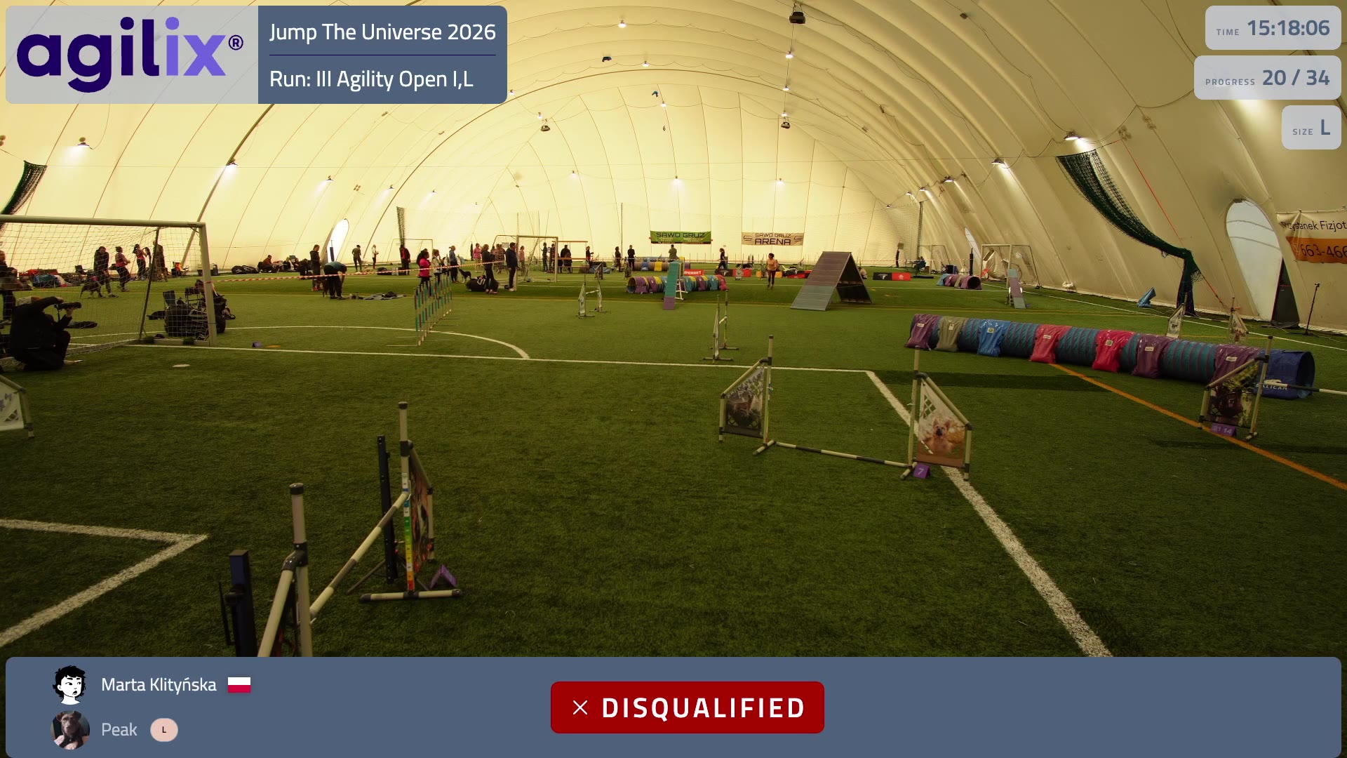 III Agility Open I,L