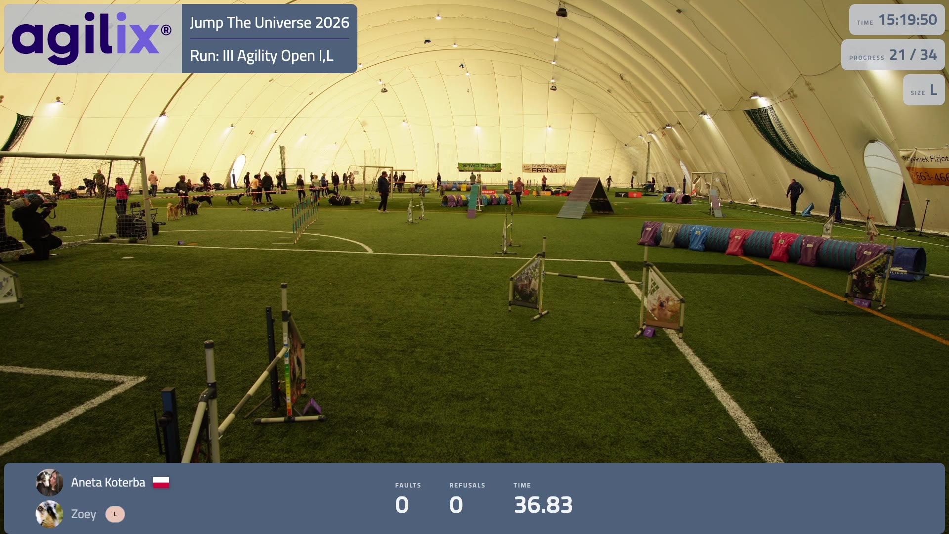 III Agility Open I,L