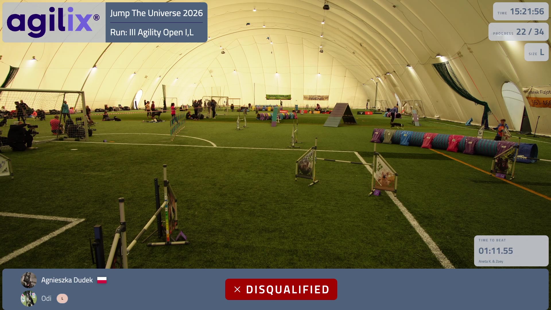 III Agility Open I,L
