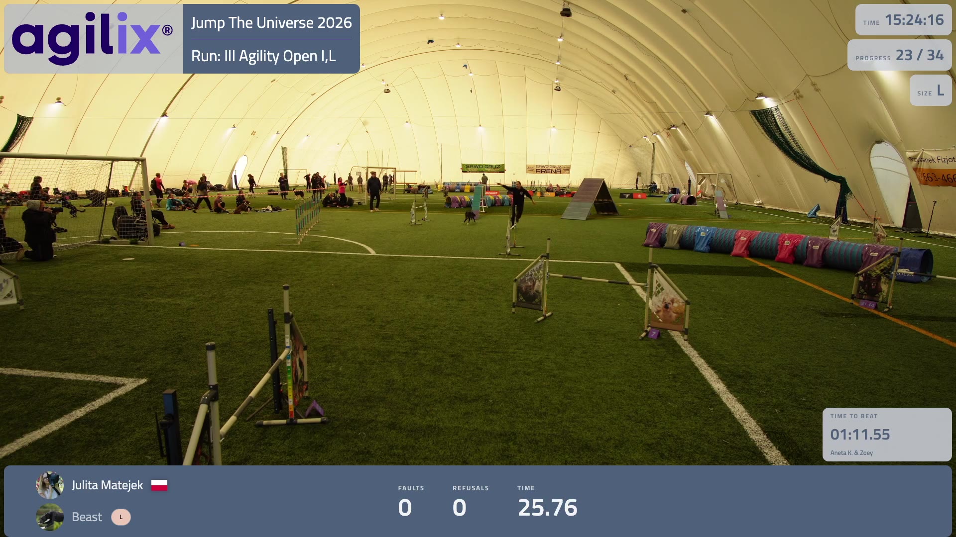 III Agility Open I,L