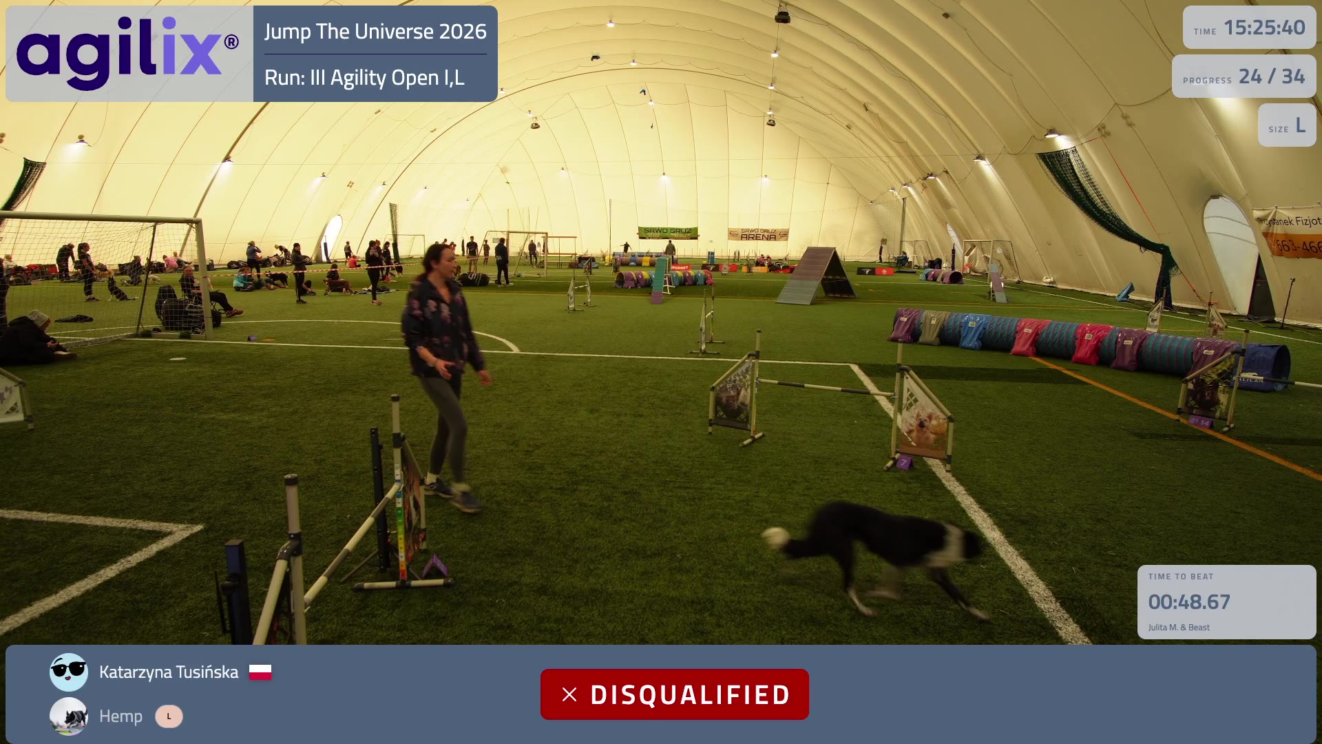 III Agility Open I,L