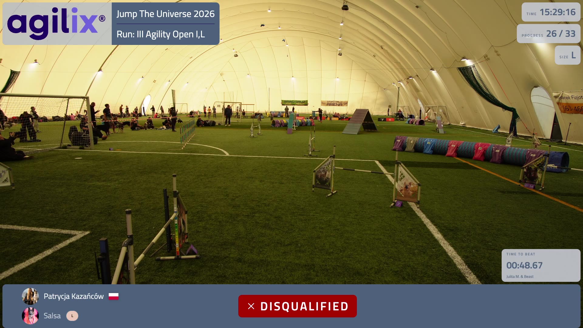 III Agility Open I,L