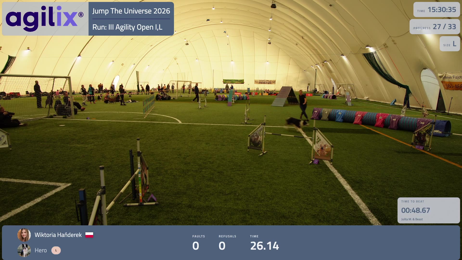 III Agility Open I,L