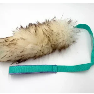 Szarpak Mufluffy Miętowo-Liliowy M - Szarpak dla psa z owcy