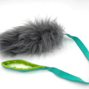 Szarpak Fluffy Miętowy L - Szarpak dla psa z owcy