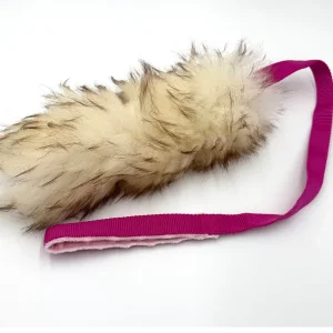 Szarpak Mufluffy Różowy M - Szarpak dla psa z owcy