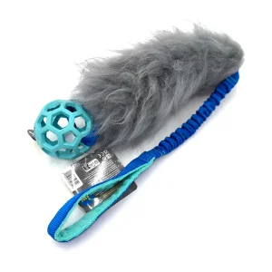 Szarpak Bungee Roller Niebieski S - Szarpak dla psa z owcy